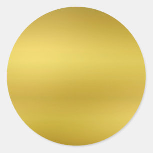 Goldleere Schablonen-Imitat-Folie Runder Aufkleber