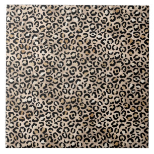 Goldleopard Fliese