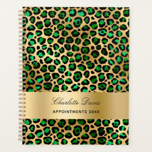 Goldleoparddruck in Smaragdgrün 2026 Planer