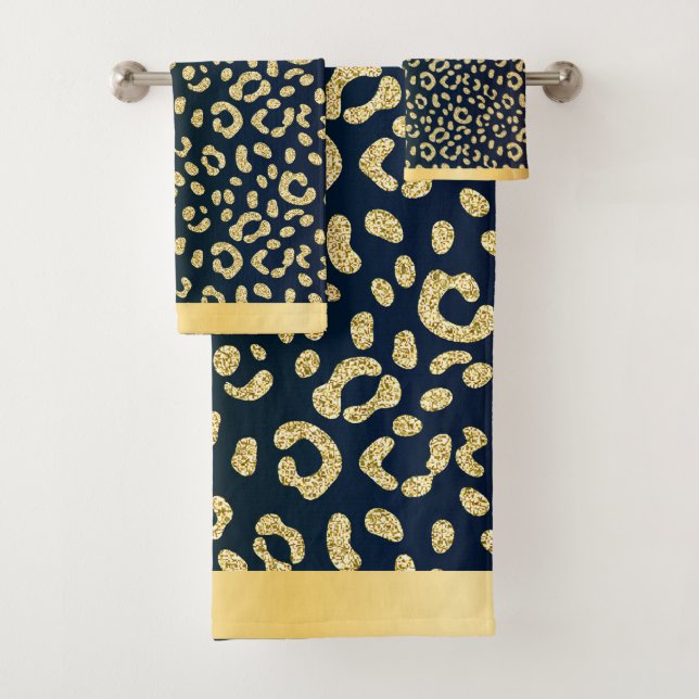 Goldleoparden  badhandtuch set (Insitu)