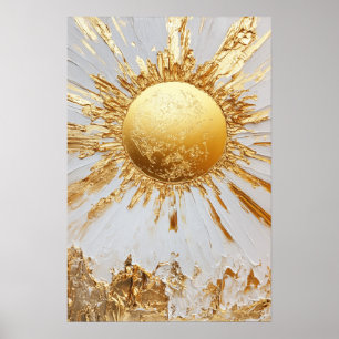 Goldlichtmalerei Poster