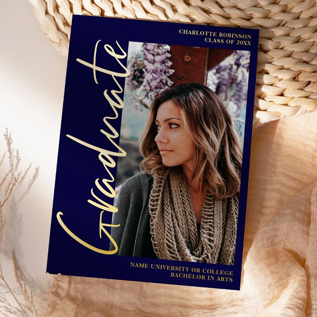 Goldmakademie der Skripte 4 Fotos Abschluss Folieneinladung (Von Creator hochgeladen)