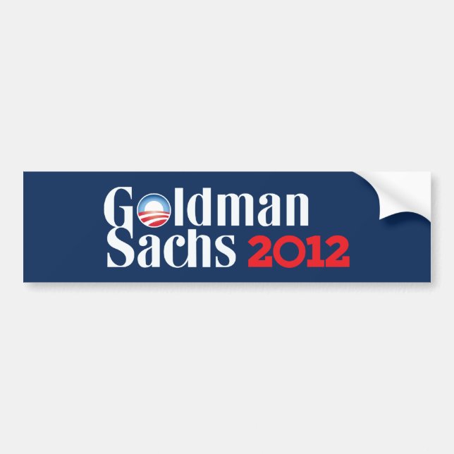 Goldman SachsAutoaufkleber 2012 Autoaufkleber (Vorne)