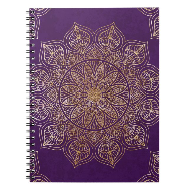 GoldMandala Notizblock (Vorderseite)