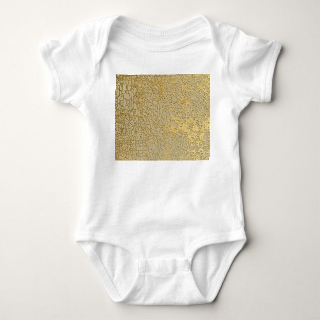 Goldmarbling: Grunge Texture Design Baby Strampler (Vorderseite)