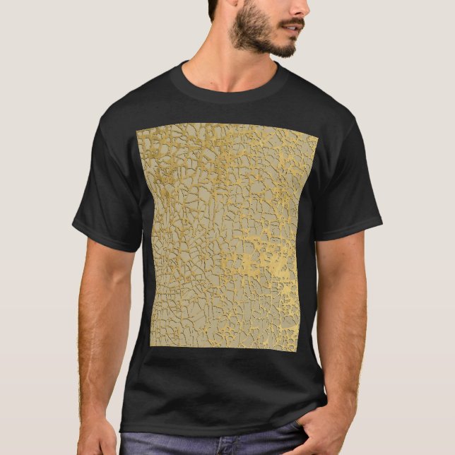 Goldmarbling: Grunge Texture Design T-Shirt (Vorderseite)