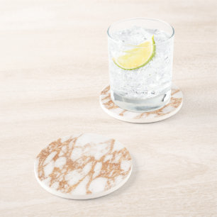 Goldmarmor der Rose Untersetzer