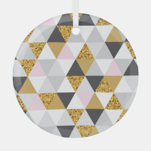 Goldmarmor, geometrische nahtlose Textur Ornament Aus Glas