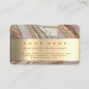 Goldmarmor Geschäftlicher Fachberater Professional Visitenkarte
