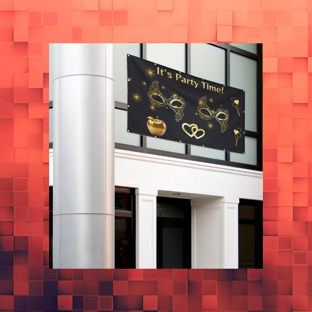 Goldmasquerade Es ist Party Zeit | Banner (Von Creator hochgeladen)