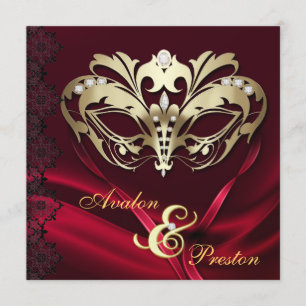 Goldmasquerade, Rotschmuck Einladung