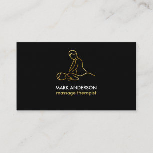 Goldmassage-Therapie-Masseuse-Wellness-Center Visitenkarte