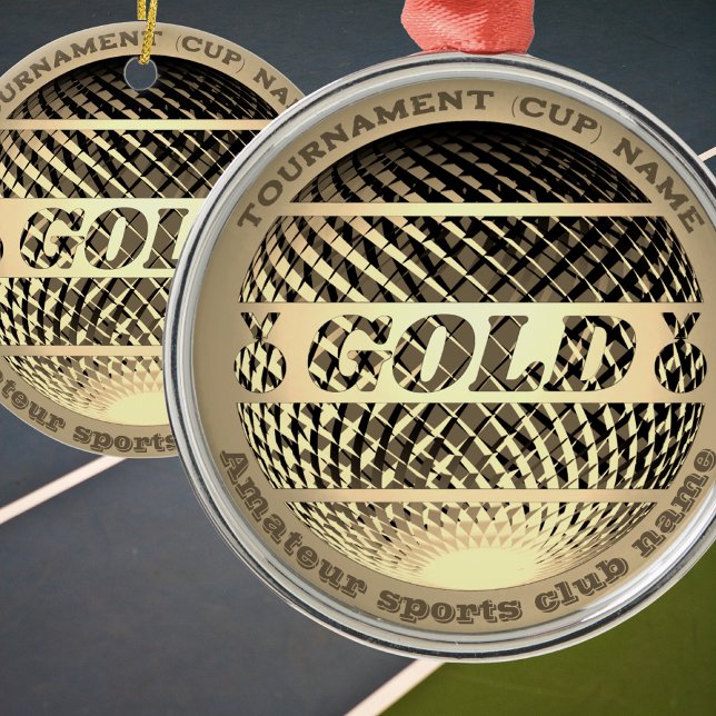 Goldmedaille, 1. Platz Gewinner Keramik Ornament (Von Creator hochgeladen)