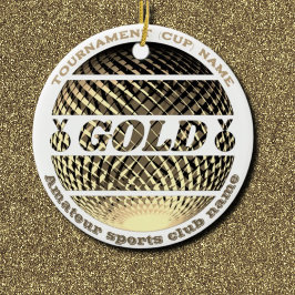 Goldmedaille, 1. Platz Siegerin Sticker Keramik Ornament