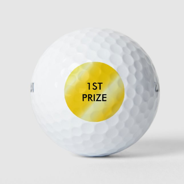 Goldmedaille 1. Preisgeld für Set Golfball (Vorderseite)