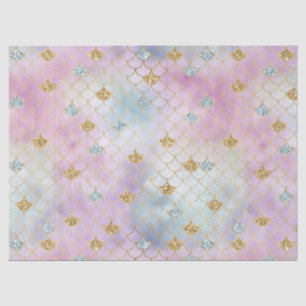 Goldmedaille Aqua Glitzer Traumstrecke Lila Blush Seidenpapier