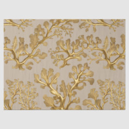 Goldmedaille auf Sand Tissue Seidenpapier