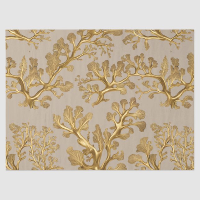 Goldmedaille auf Sand Tissue Seidenpapier (Vorderseite)