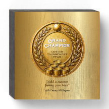 Goldmedaille Beer Pong Turniermeisterschaft