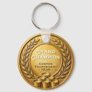 Goldmedaille Beer Pong Turniermeisterschaft Schlüsselanhänger