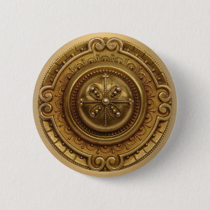 Goldmedaille Button