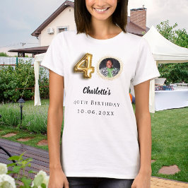 Goldmedaille des 40. Geburtstags T-Shirt