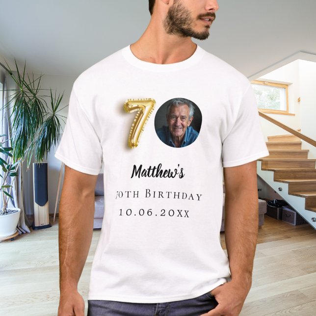 Goldmedaille des 70. Geburtstags T-Shirt (Von Creator hochgeladen)