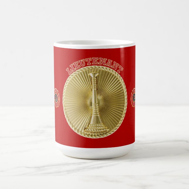 Goldmedaille des Feuerwehrleutnants Tasse (Mittel)