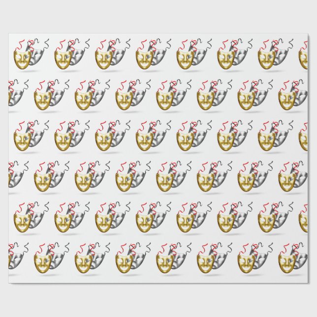 Goldmedaille für Comedy Geschenkpapier (Flach)