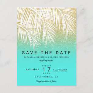 Goldmedaille Goldmedaille Save the Date Ankündigungspostkarte