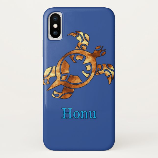 Goldmedaille Hawaiian Sea Turtle Case-Mate iPhone Hülle (Rückseite)
