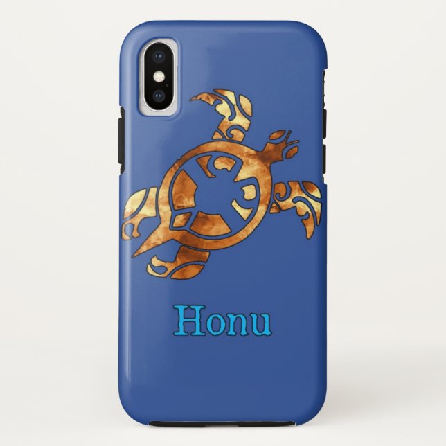 Goldmedaille Hawaiian Sea Turtle Case-Mate iPhone Hülle (Rückseite)