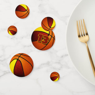 Goldmedaille-Mannschaft setzt Basketball-Party Konfetti