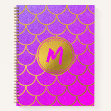 Goldmedaille Scales Rosa Lila Glitzer Monogram