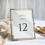 Goldmedaille Tischnummer<br><div class="desc">Begleiten Sie Ihre Gäste mit den "Gold Celestial Wedding Tischnummern". Vor einem sauberen,  weißen Hintergrund die goldenen Himmelselemente. Die Mondphasen,  die in das Design integriert sind,  symbolisieren das Fortschreiten der Tische und schaffen so eine himmlische Reise für Ihre Gäste.</div>