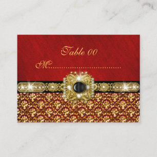 Goldmedaille "Tischnummer" Hochzeit Platzkarte