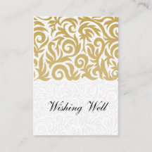 Goldmedaille und Schwarze Swirling Border Wedding