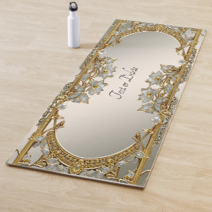 Goldmedaille Verziert Yogamatte