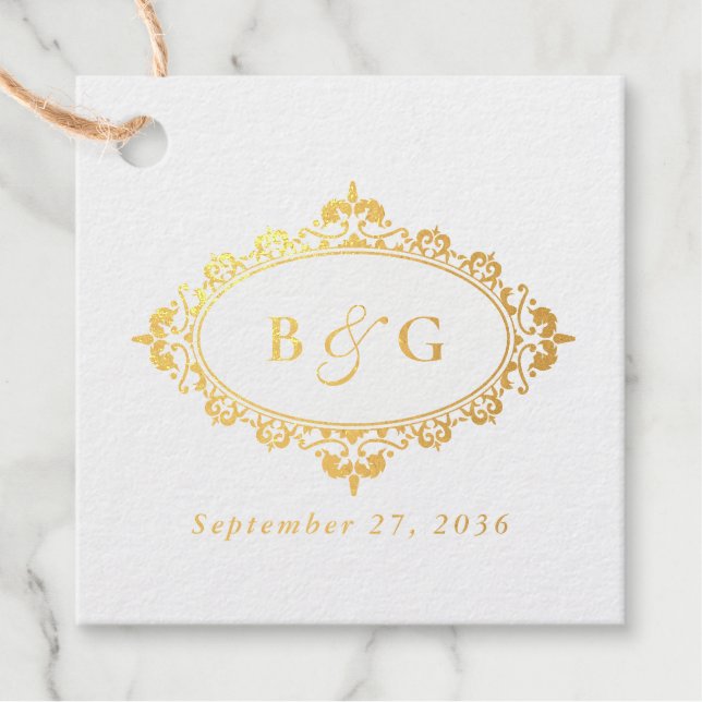 Goldmedaille Wreath Geschenkanhänger (Vorderseite)