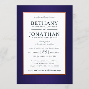 Goldmedaillen-Glitzer für Hochzeiten von Schiffen  Einladung