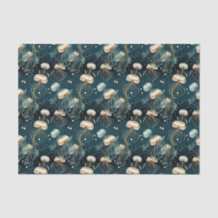 Goldmedaillen und Aquamarine Ethereal Seidenpapier