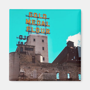 Goldmedaillenmehl Magnet