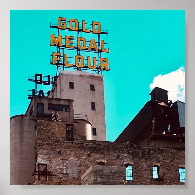 Goldmedaillenmehl Poster (Vorne)