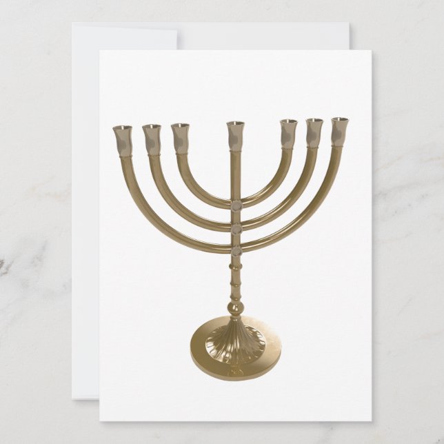 Goldmenorah (Vorderseite)