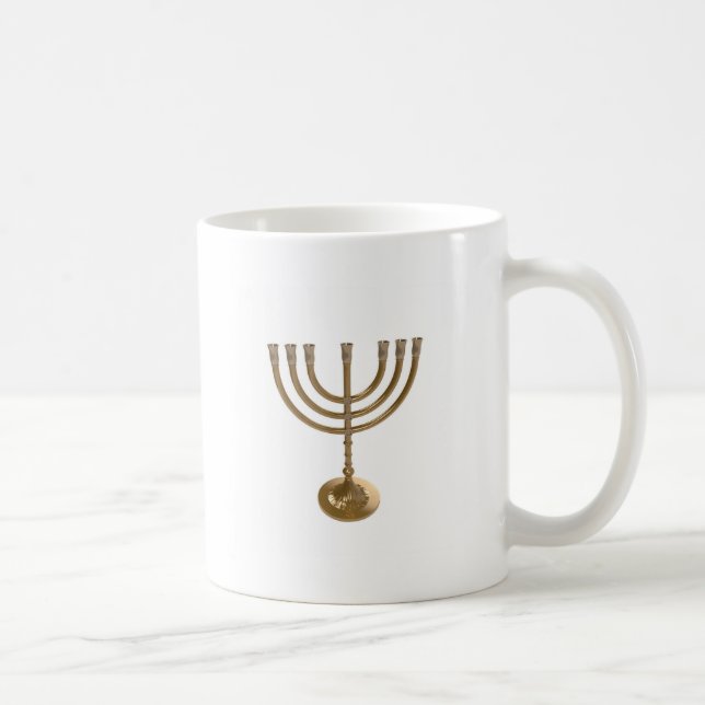 Goldmenorah Kaffeetasse (Rechts)