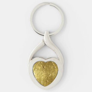 Goldmetallhintergrund Schlüsselanhänger