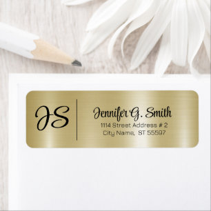 Goldmetallische Textur Custom Black Typografy