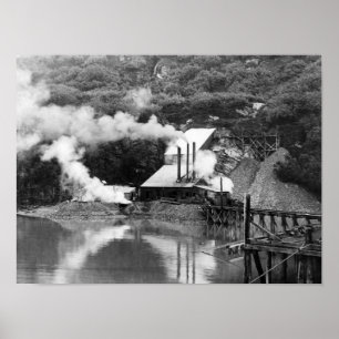 Goldmine in Valdez, Alaska-Fotografie Poster