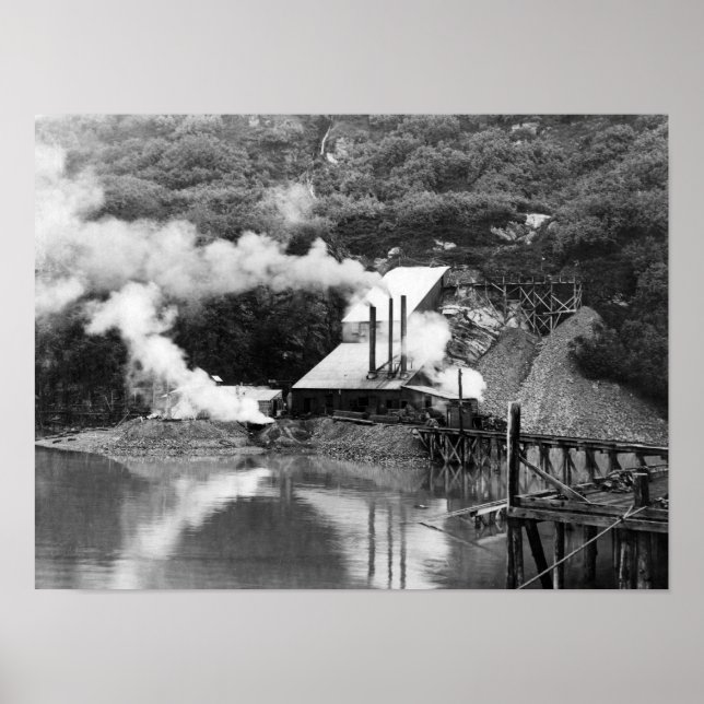 Goldmine in Valdez, Alaska-Fotografie Poster (Vorne)