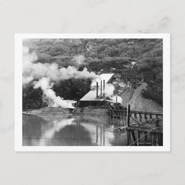 Goldmine in Valdez, Alaska-Fotografie Postkarte (Vorderseite)